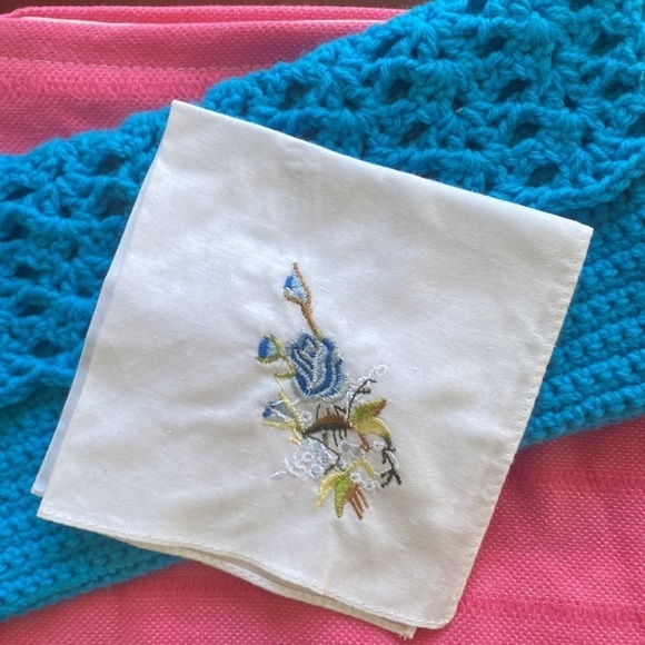 THE MISFITS SET of 3 Mushroom Handkerchief Hand Crochet Bag & Pillow Cover - Picture 2 of 13